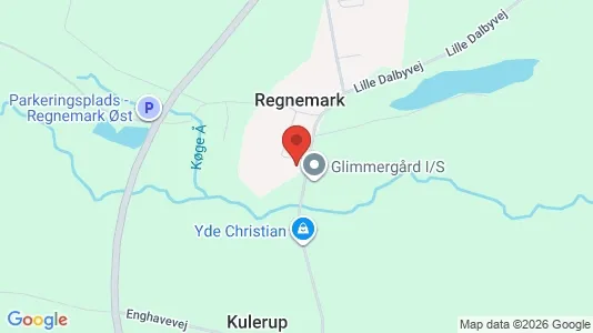 Værkstedslokaler til leje i Borup - kort over placeringen