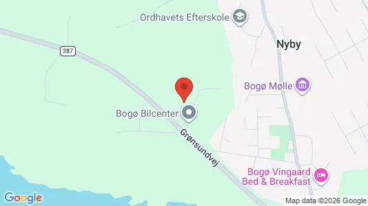 Lagerlokaler til leje i Bogø By - Foto fra Google Street View