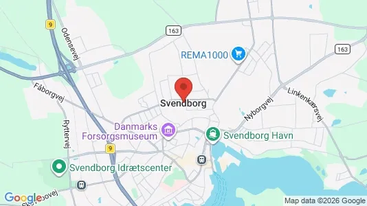Lagerlokaler til leje i Svendborg - Foto fra Google Street View