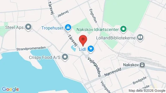 Værkstedslokaler til salg i Nakskov - Foto fra Google Street View