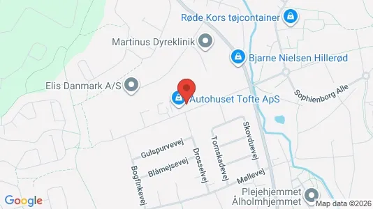 Lagerlokaler til leje i Hillerød - Foto fra Google Street View