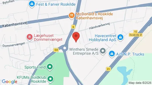 Lagerlokaler til salg i Roskilde - Foto fra Google Street View