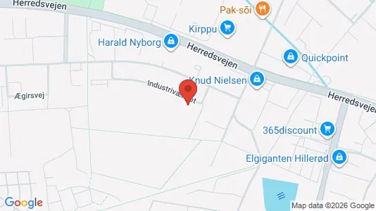 Lagerlokaler til leje i Hillerød - Foto fra Google Street View