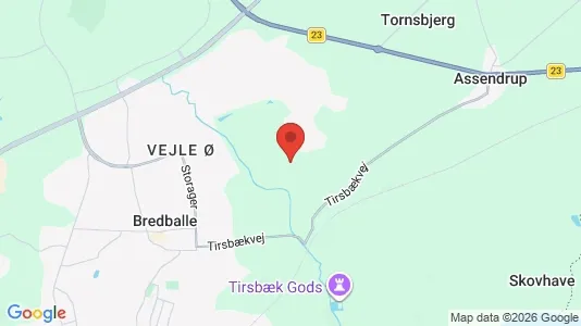 Værkstedslokaler til salg i Vejle Øst - kort over placeringen