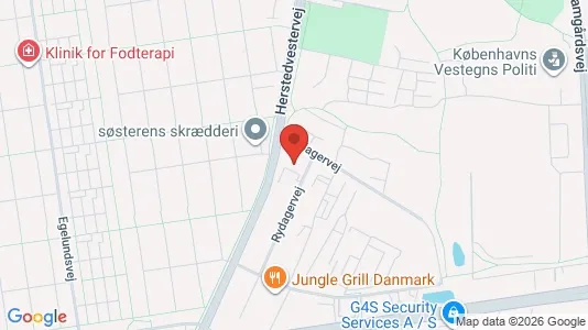 Lagerlokaler til leje i Albertslund - kort over placeringen