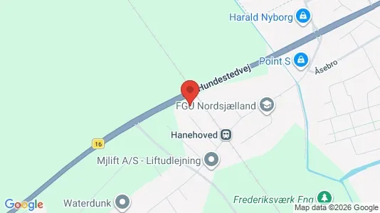 Lagerlokaler til salg i Frederiksværk - kort over placeringen
