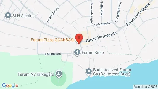 Lagerlokaler til salg i Farum - kort over placeringen